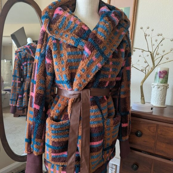 Grace & Lace  Fuzzy Fleece Jacket - Picture 1 of 4
